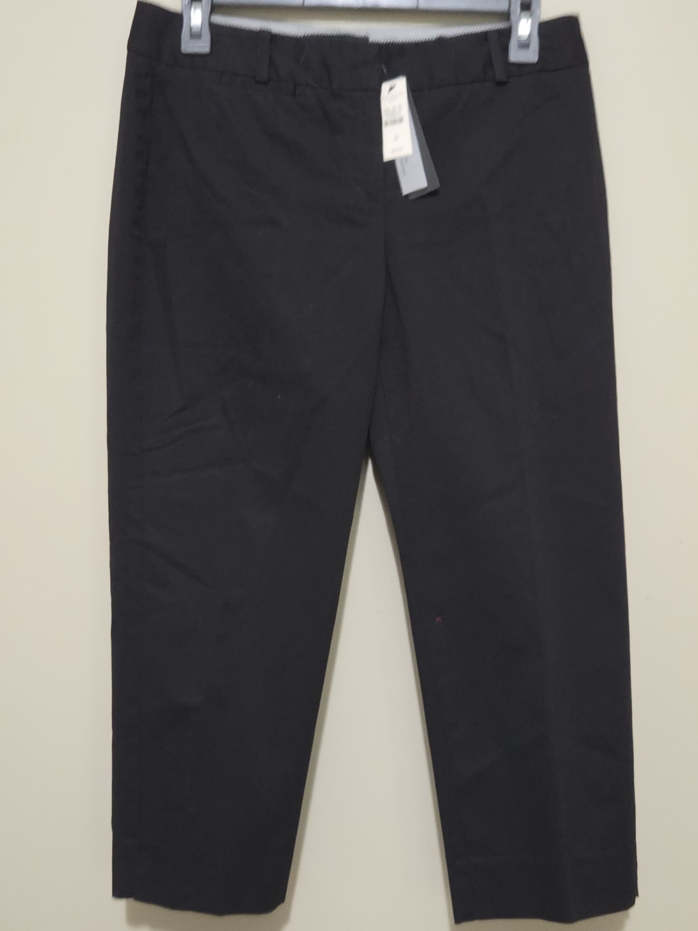 Talbots Black Ankle Cropped Straight Pants
